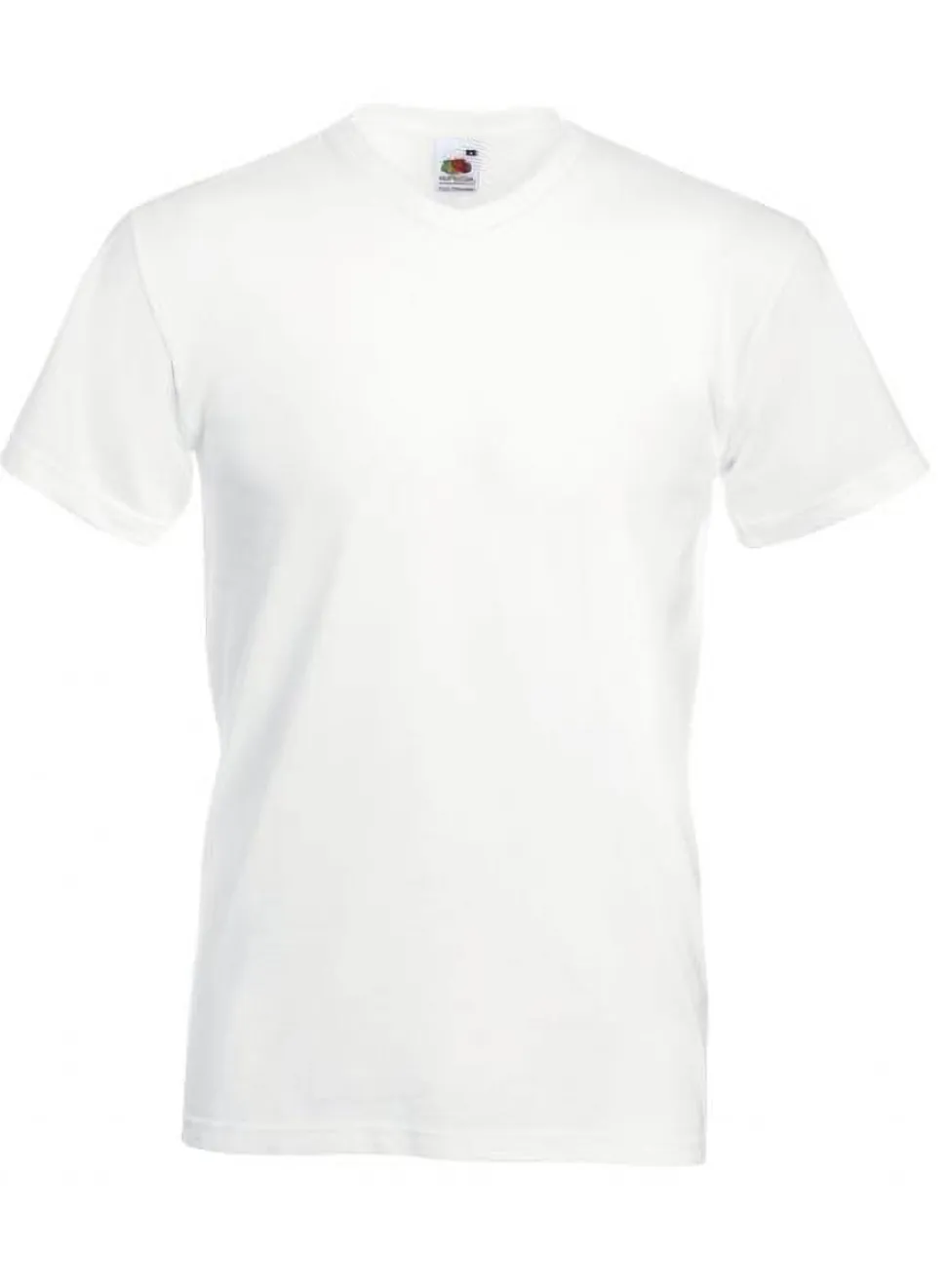 Fruit of the Loom SS034 - T-shirt Col V Confort Doux et Durable