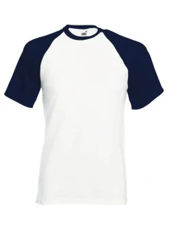 Fruit of the Loom SS026 - T-shirt baseball manches courtes