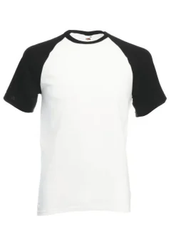 Fruit of the Loom SS026 - T-shirt baseball manches courtes