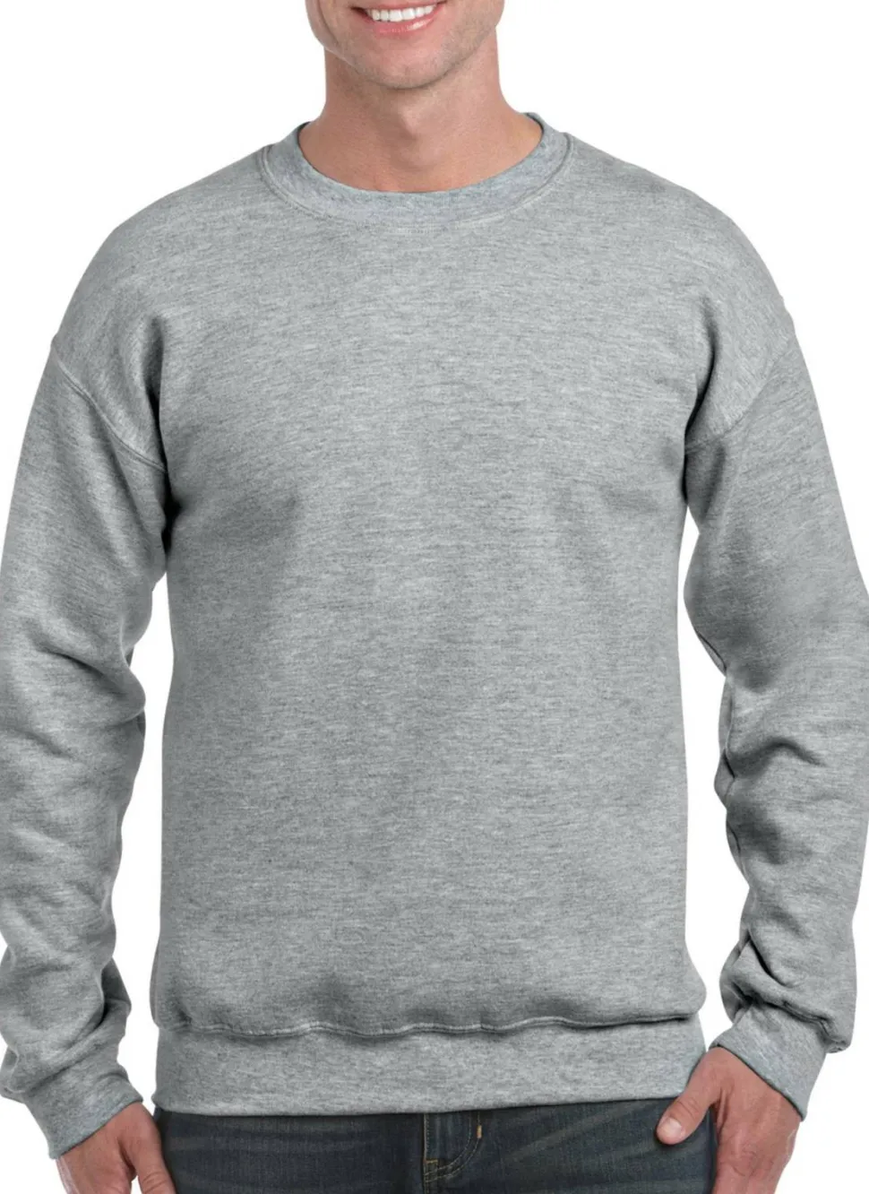 Gildan 12000 - Sweat-shirt col rond et manches set-in