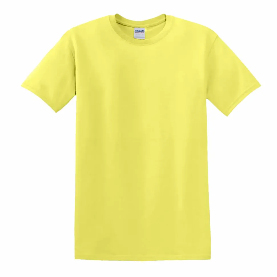 Gildan 5000 - T-shirt Homme Résistant en 100% Coton épais de Haute Qualité