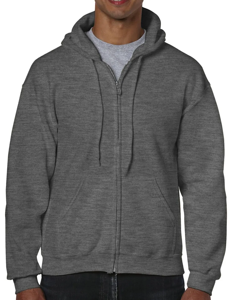 Gildan GD058 - Sweat-shirt à capuche adulte zippé HeavyBlend™
