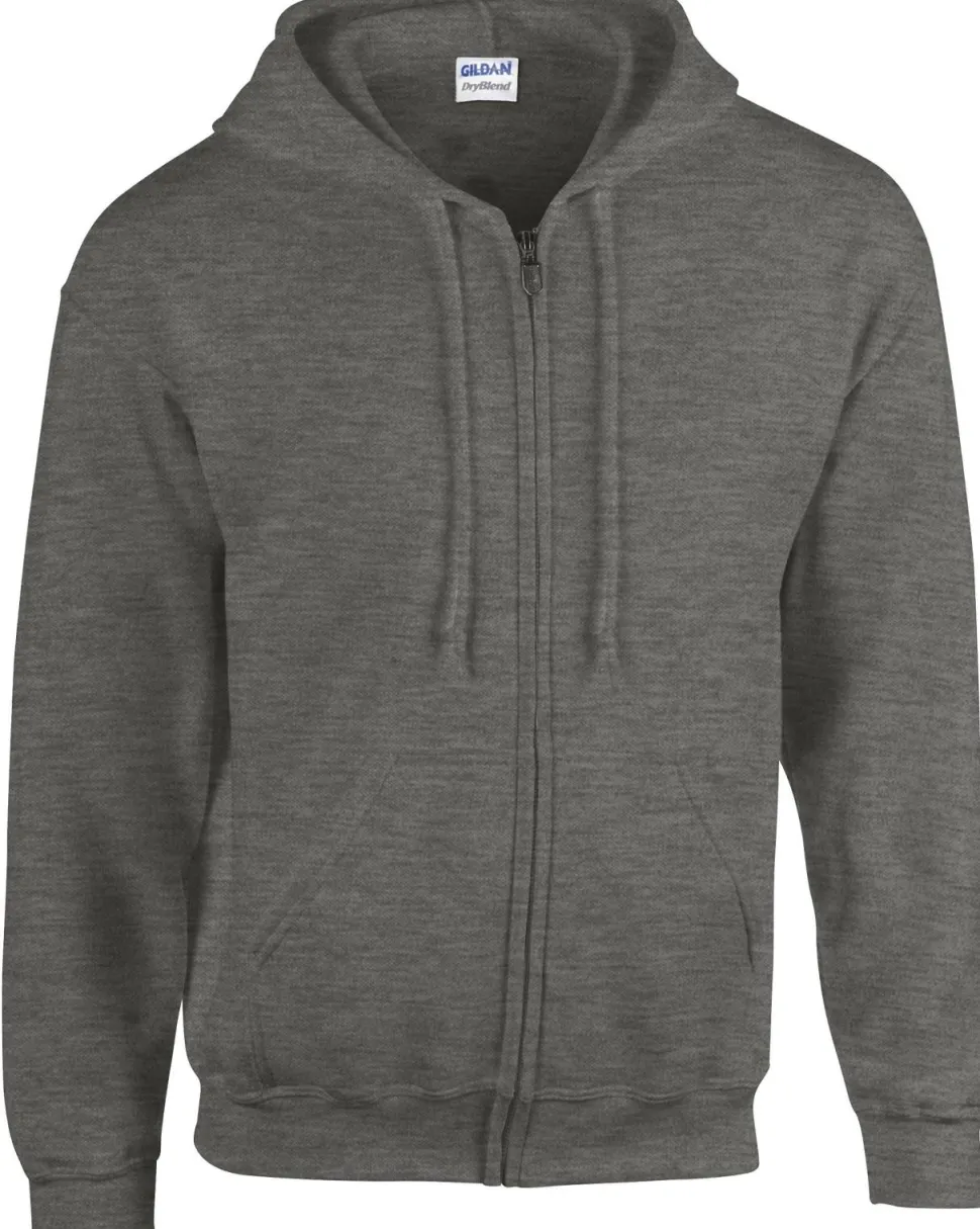 Gildan GI18600 - Sweat-Shirt Homme Zippé avec Capuche