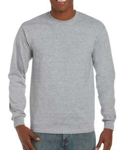 Gildan GI2400 - T-Shirt Homme Manches Longues 100% Coton