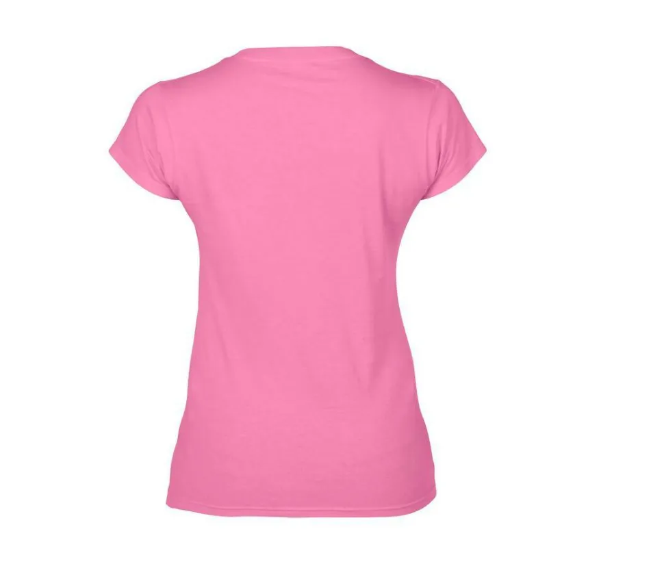 Gildan GN647 - T-Shirt Femme Col V 100% Coton