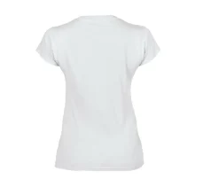 Gildan GN647 - T-Shirt Femme Col V 100% Coton