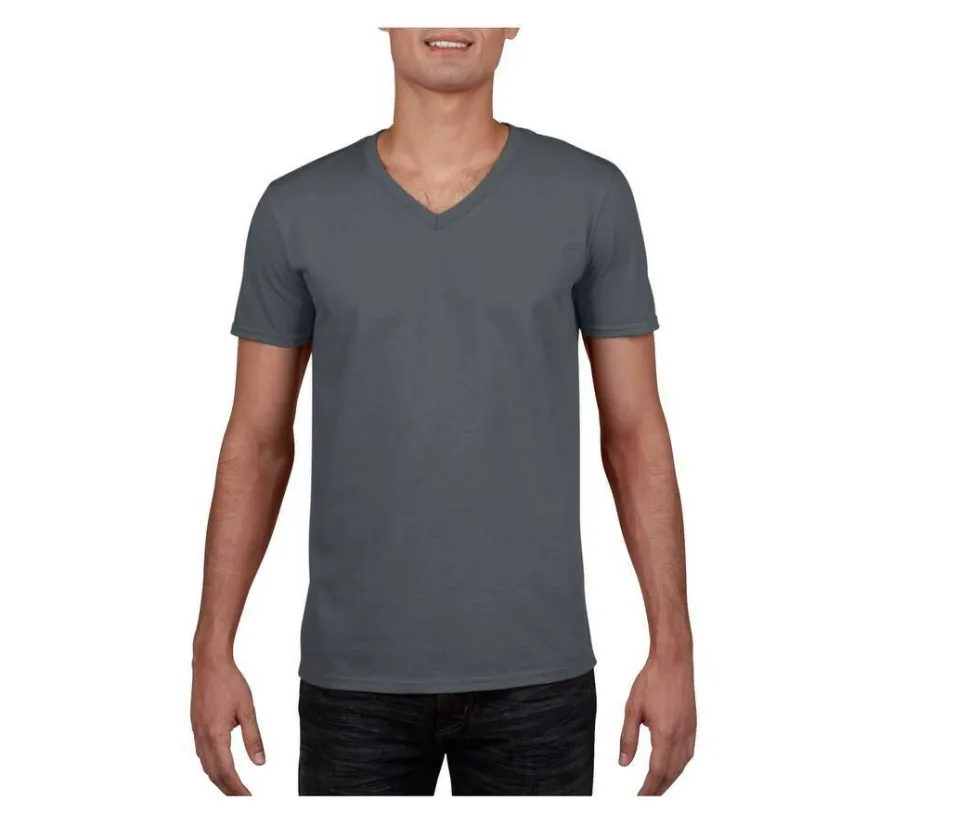 Gildan GN646 - T-Shirt Homme Col V 100% Coton
