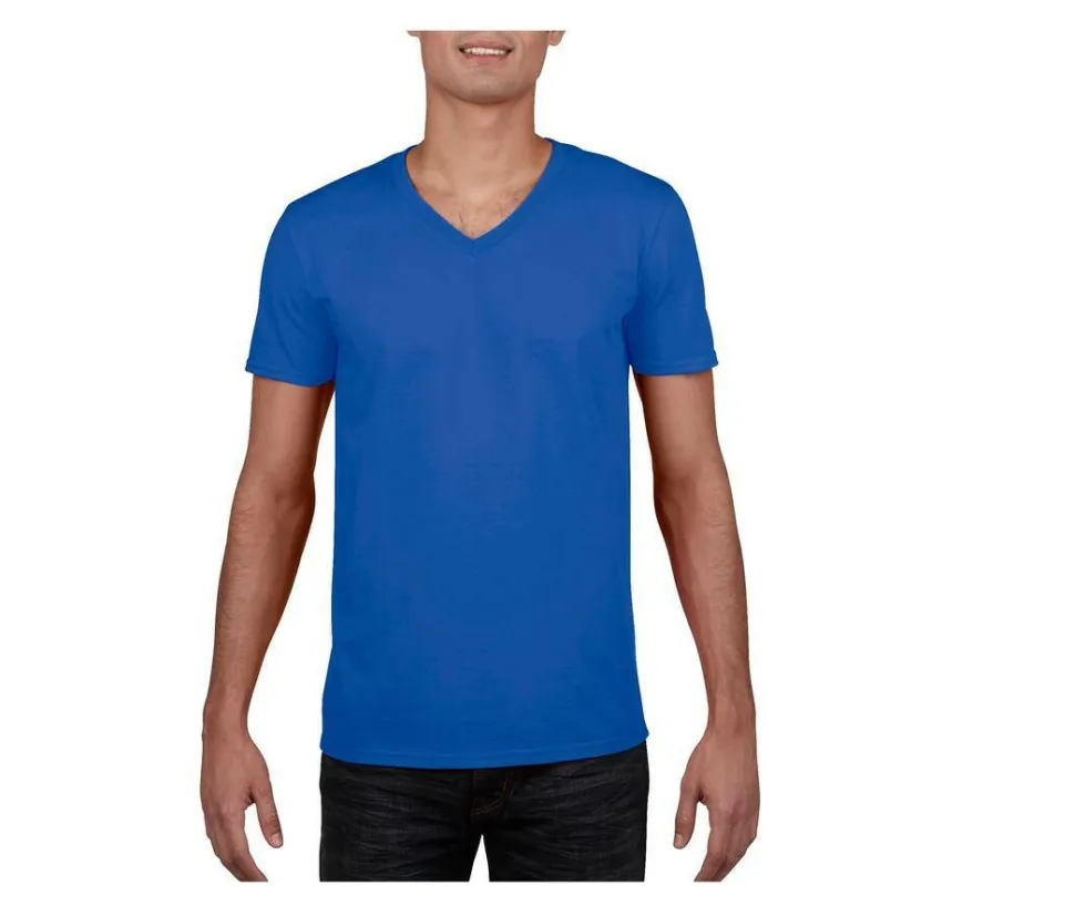 Gildan GN646 - T-Shirt Homme Col V 100% Coton