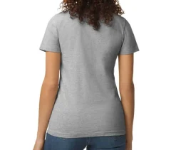 GILDAN GN650L - T-shirt Confort Semi-ajusté en Coton Noir