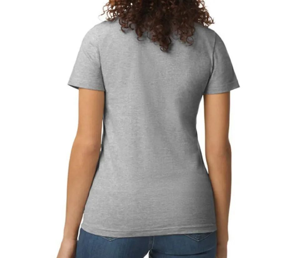 GILDAN GN650L - T-shirt Confort Semi-ajusté en Coton Noir