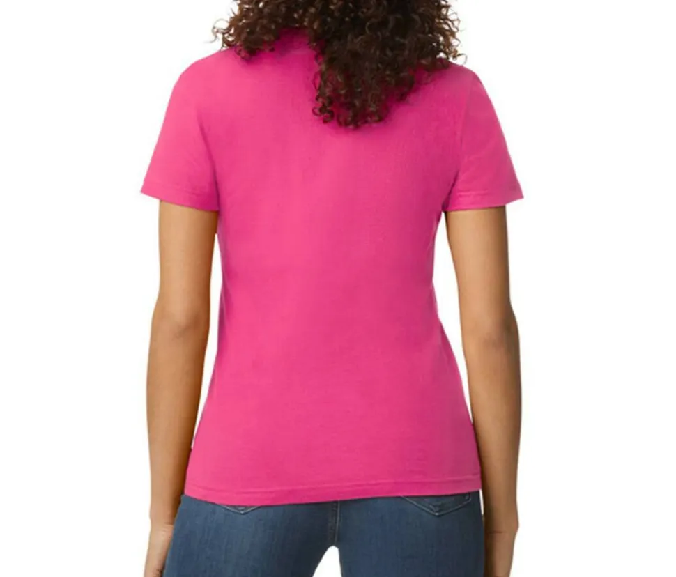 GILDAN GN650L - T-shirt Confort Semi-ajusté en Coton Noir