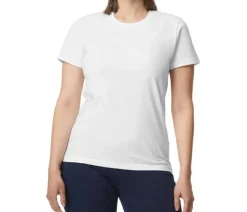 GILDAN GN650L - T-shirt Confort Semi-ajusté en Coton Noir