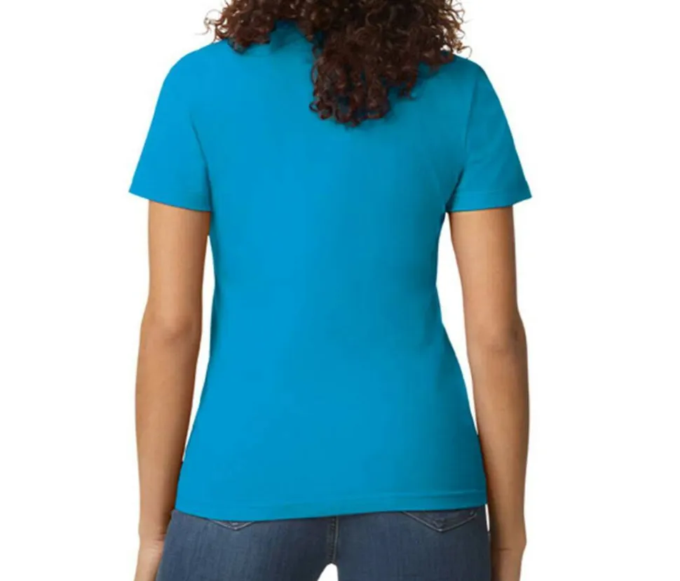 GILDAN GN650L - T-shirt Confort Semi-ajusté en Coton Noir