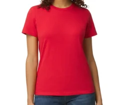 GILDAN GN650L - T-shirt Confort Semi-ajusté en Coton Noir