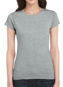 Gildan 64000L - T-shirt manches courtes femme RingSpun