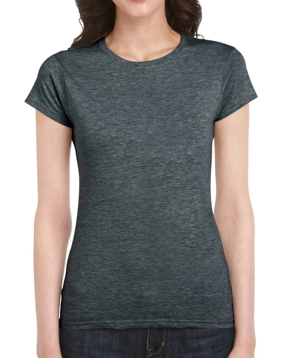 Gildan 64000L - T-shirt manches courtes femme RingSpun