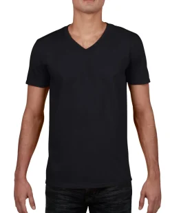Gildan 64V00 - T-Shirt Homme Col V 100% Coton