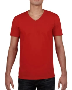 Gildan 64V00 - T-Shirt Homme Col V 100% Coton