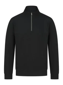 Henbury H842 - Sweat-shirt col zippé unisexe