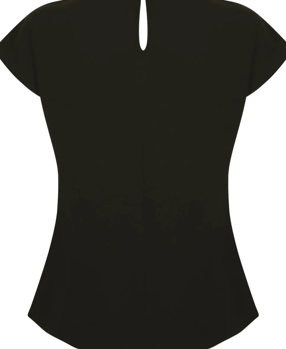 Henbury H597 - Top col plissé femme