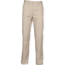 Henbury HY640 - Pantalon sans Pince Homme Jambes Droites