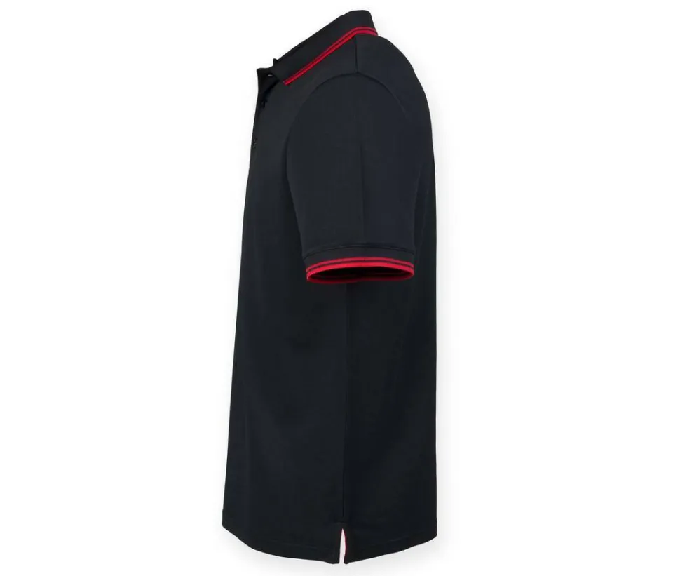 HENBURY HY482 - Polo col et manches contrastés