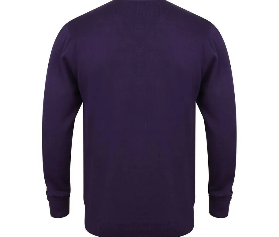 HENBURY HY720 - Pull Col V Élégant pour Homme Henbury
