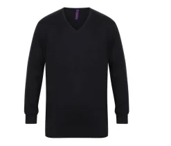 HENBURY HY720 - Pull Col V Élégant pour Homme Henbury