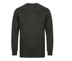 HENBURY HY720 - Pull Col V Élégant pour Homme Henbury