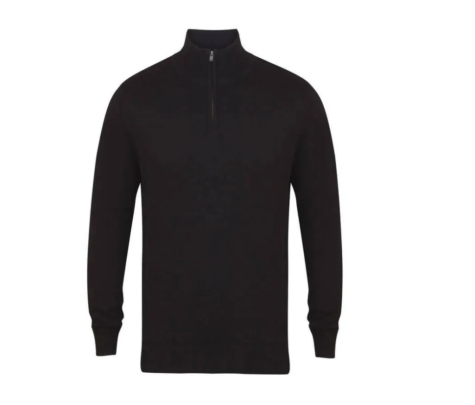 HENBURY HY729 - Pull Col Zippé Élégance et Confort