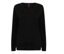 HENBURY HY721 - Pull Élégant Femme Col V Henbury Confort