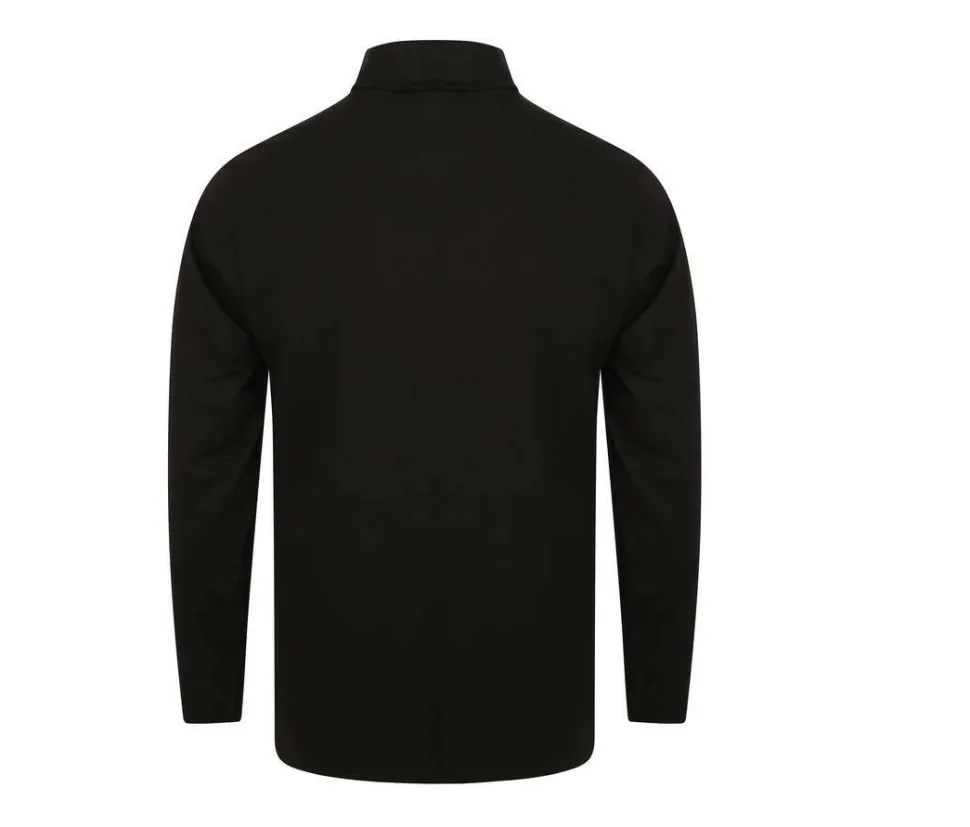 Henbury HY020 - T-Shirt Manches Longues Homme Col Roulé