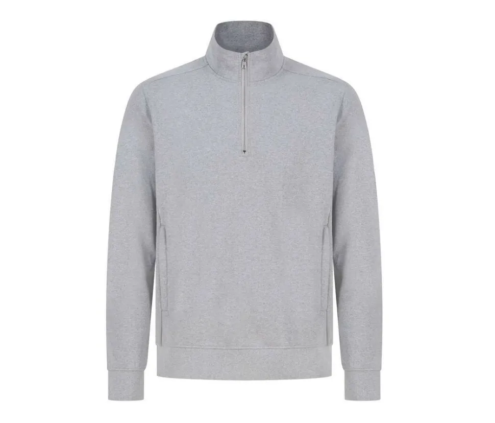 HENBURY HY842 - UNISEX SUSTAINABLE 1/4 ZIP SWEATSHIRT