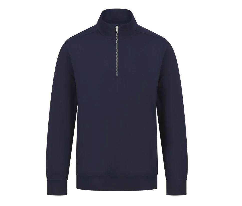 HENBURY HY842 - UNISEX SUSTAINABLE 1/4 ZIP SWEATSHIRT