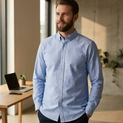 HENBURY HY512R - Chemise Oxford homme
