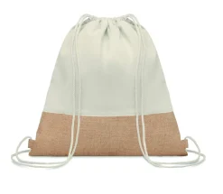 INDIA Sac à cordon avec détails jute - GiftRetail MO9516