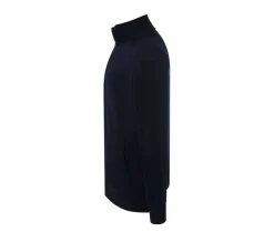 JHK JK296 - Sweat Unisexe à Grand Zip et Col Haut