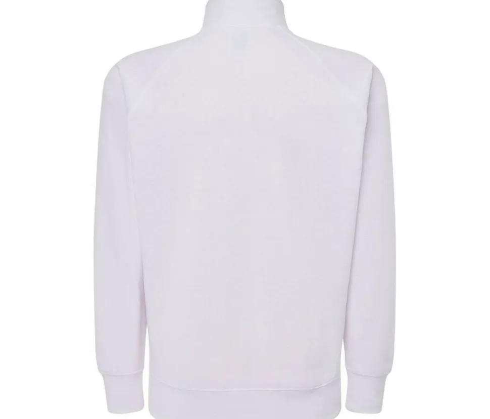 JHK JK296 - Sweat Unisexe à Grand Zip et Col Haut