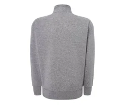 JHK JK296 - Sweat Unisexe à Grand Zip et Col Haut