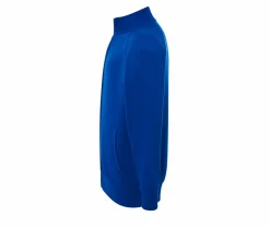 JHK JK296 - Sweat Unisexe à Grand Zip et Col Haut
