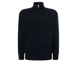 JHK JK296 - Sweat Unisexe à Grand Zip et Col Haut