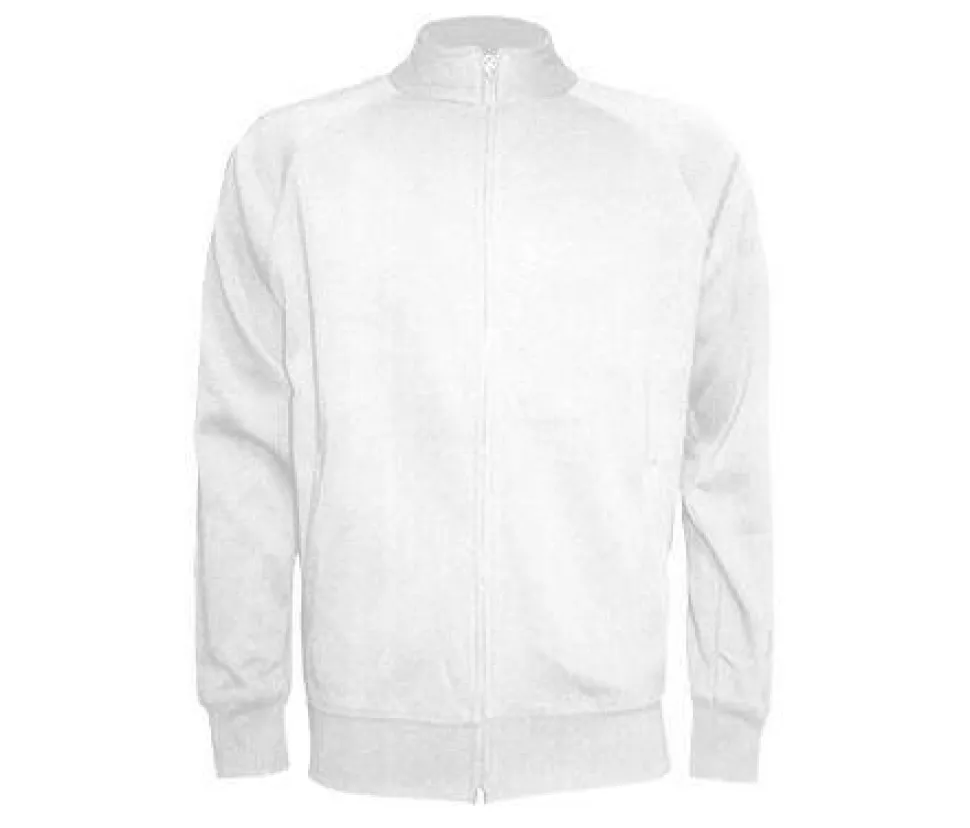 JHK JK296 - Sweat Unisexe à Grand Zip et Col Haut