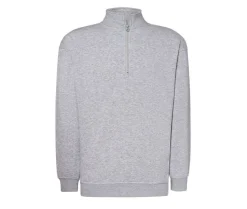 JHK JK298 - Sweatshirt à Col Zippé Confortable et Résistant