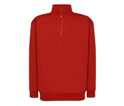 JHK JK298 - Sweatshirt à Col Zippé Confortable et Résistant