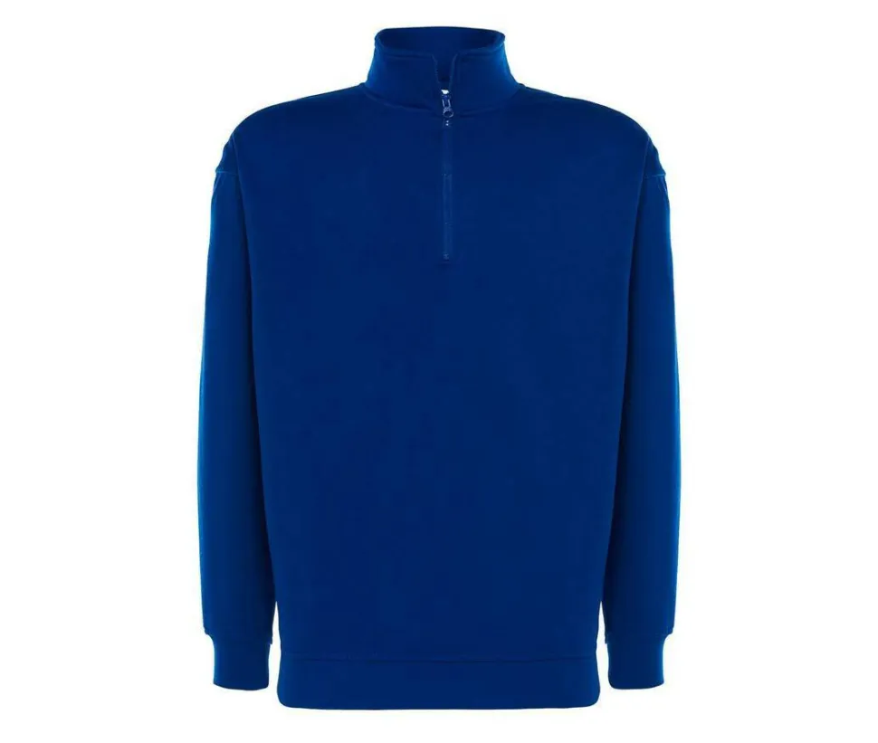 JHK JK298 - Sweatshirt à Col Zippé Confortable et Résistant