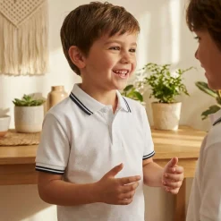 JHK JK205K - Polo enfant contrasté