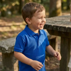 JHK JK210K - Polo Enfant Élégant en Coton Respirant JHK