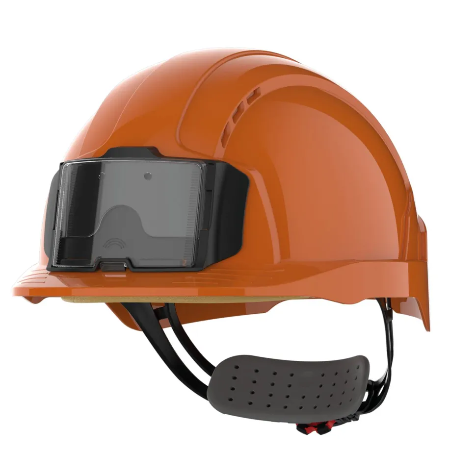 JSP JSAJB173 - Casque de sécurité EVOLite® avec porte badge, ventilé, serrage crémaillère