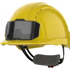 JSP JSAJB173 - Casque de sécurité EVOLite® avec porte badge, ventilé, serrage crémaillère