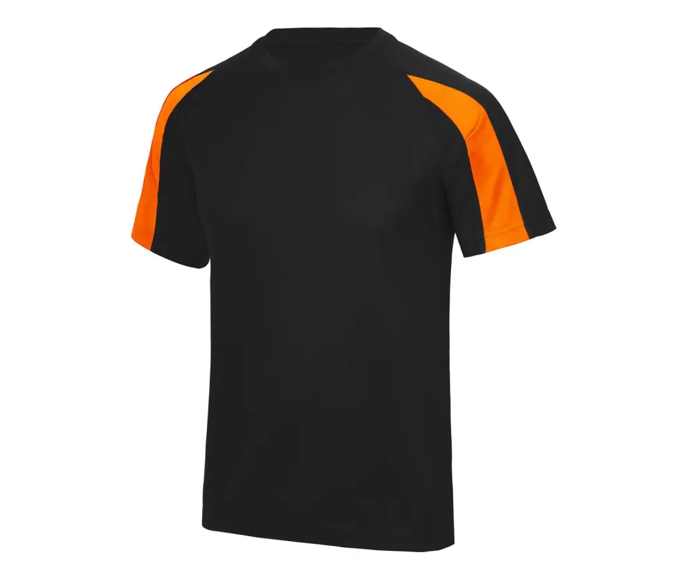 JUST COOL JC003 - Tee-shirt de sport contrasté